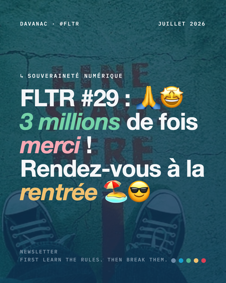 FLTR #29 : 🙏🤩 3 millions de fois merci ! Rendez-vous à la rentrée 🏖️😎