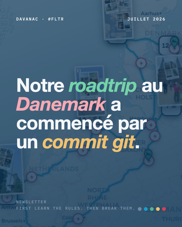 Notre roadtrip au Danemark a commencé par un commit git