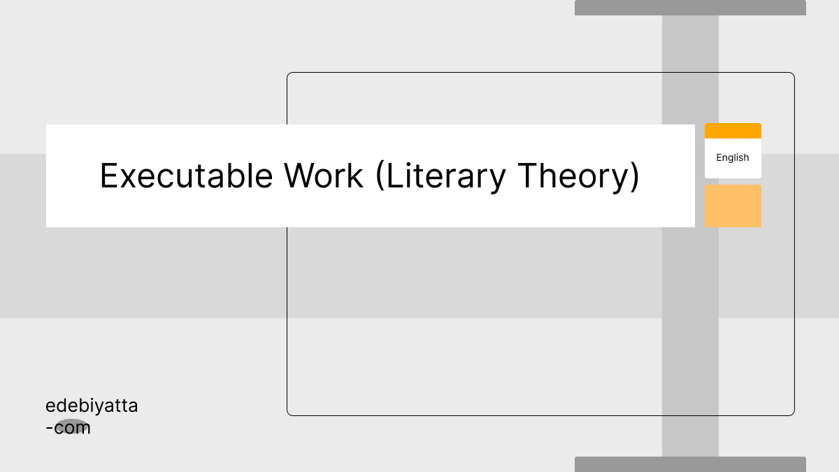 Executable Work (Literary Theory)