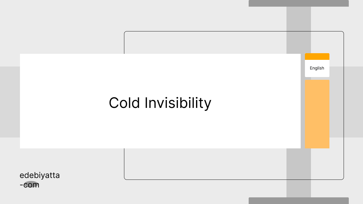 Cold Invisibility