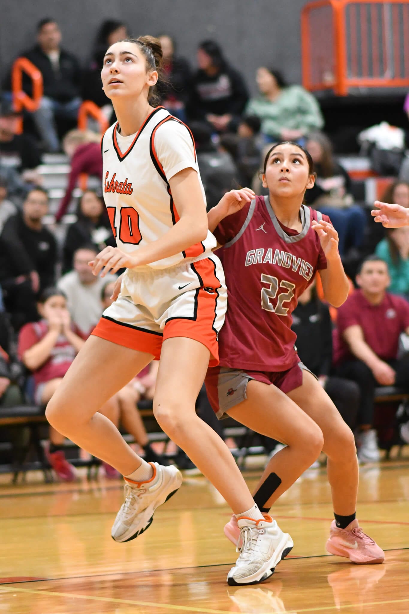 Ephrata's Evangeline Springs (40) led the Tigers with six rebounds in Friday's loss to Grandview.
