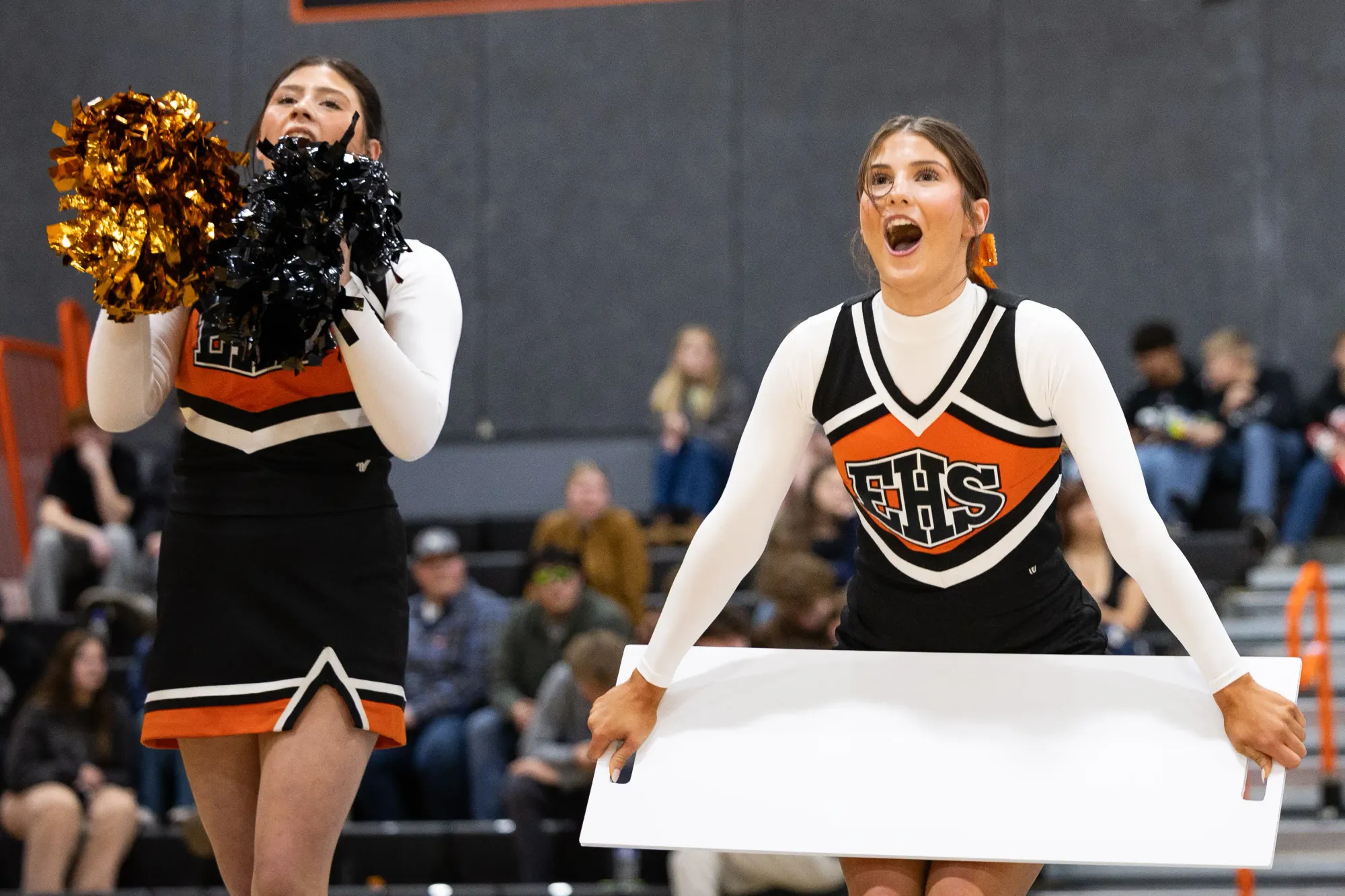 From left: Scarlett Uribe and Kennedy Schafer