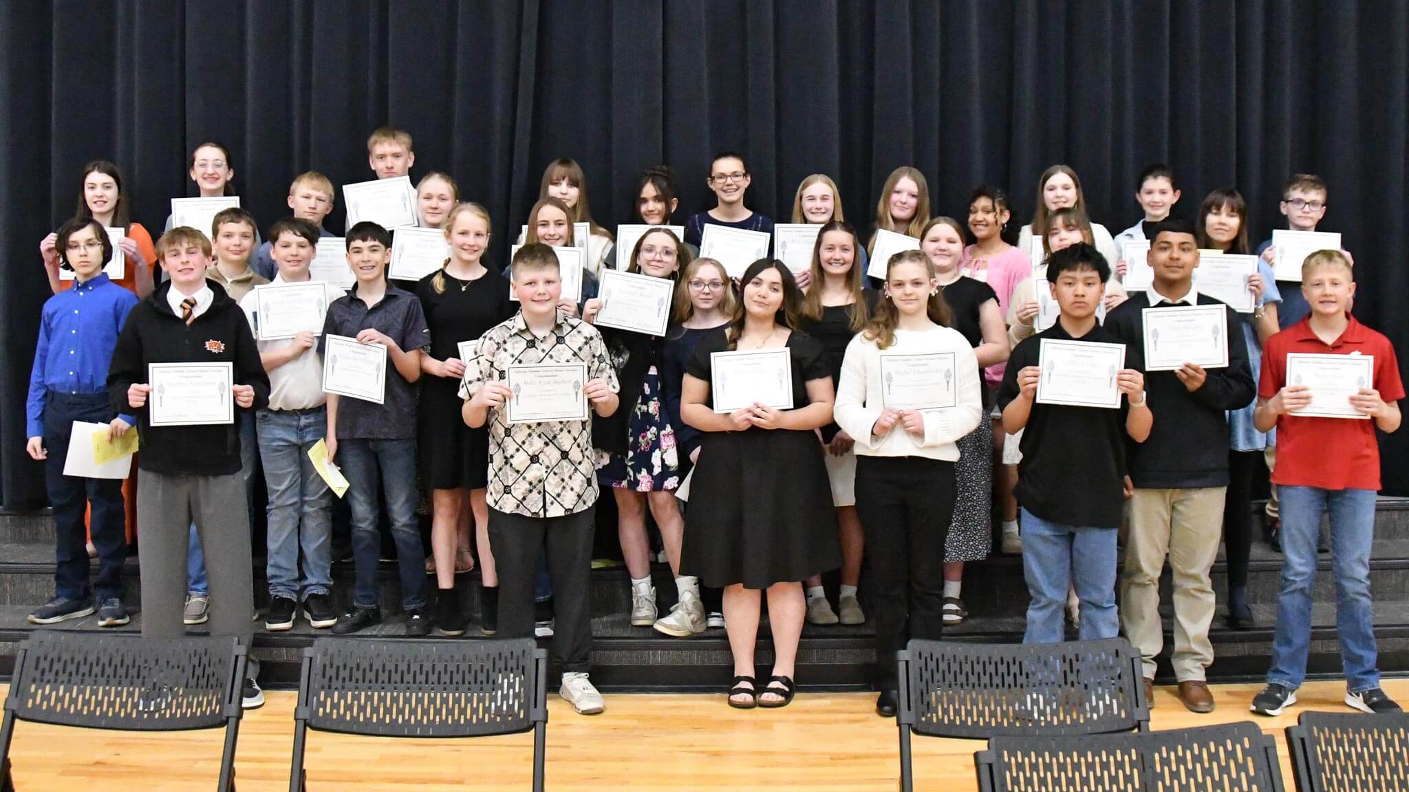 EMS students inducted into National Junior Honor Society