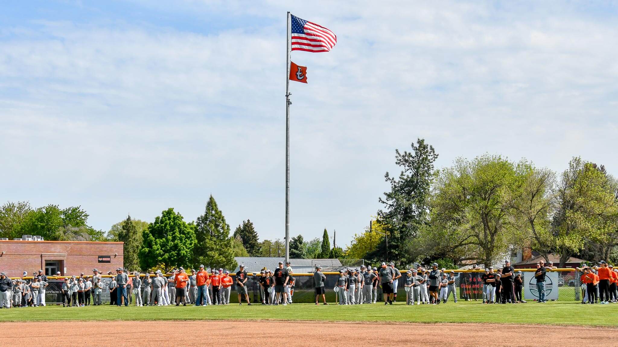 Opening day on Dave Middleton Field.