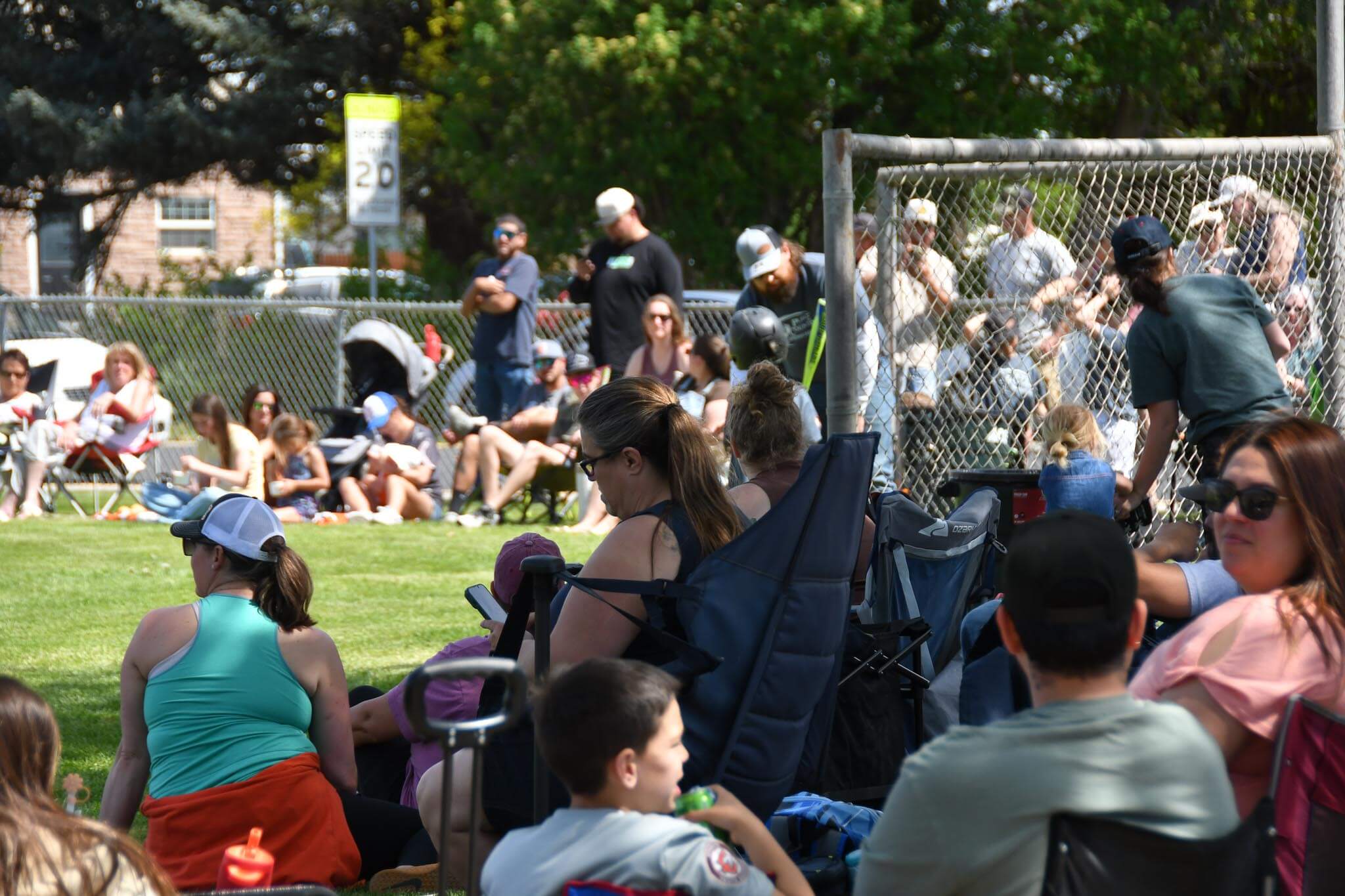 T-ball draws a full house at Ephrata Youth Baseball Park.