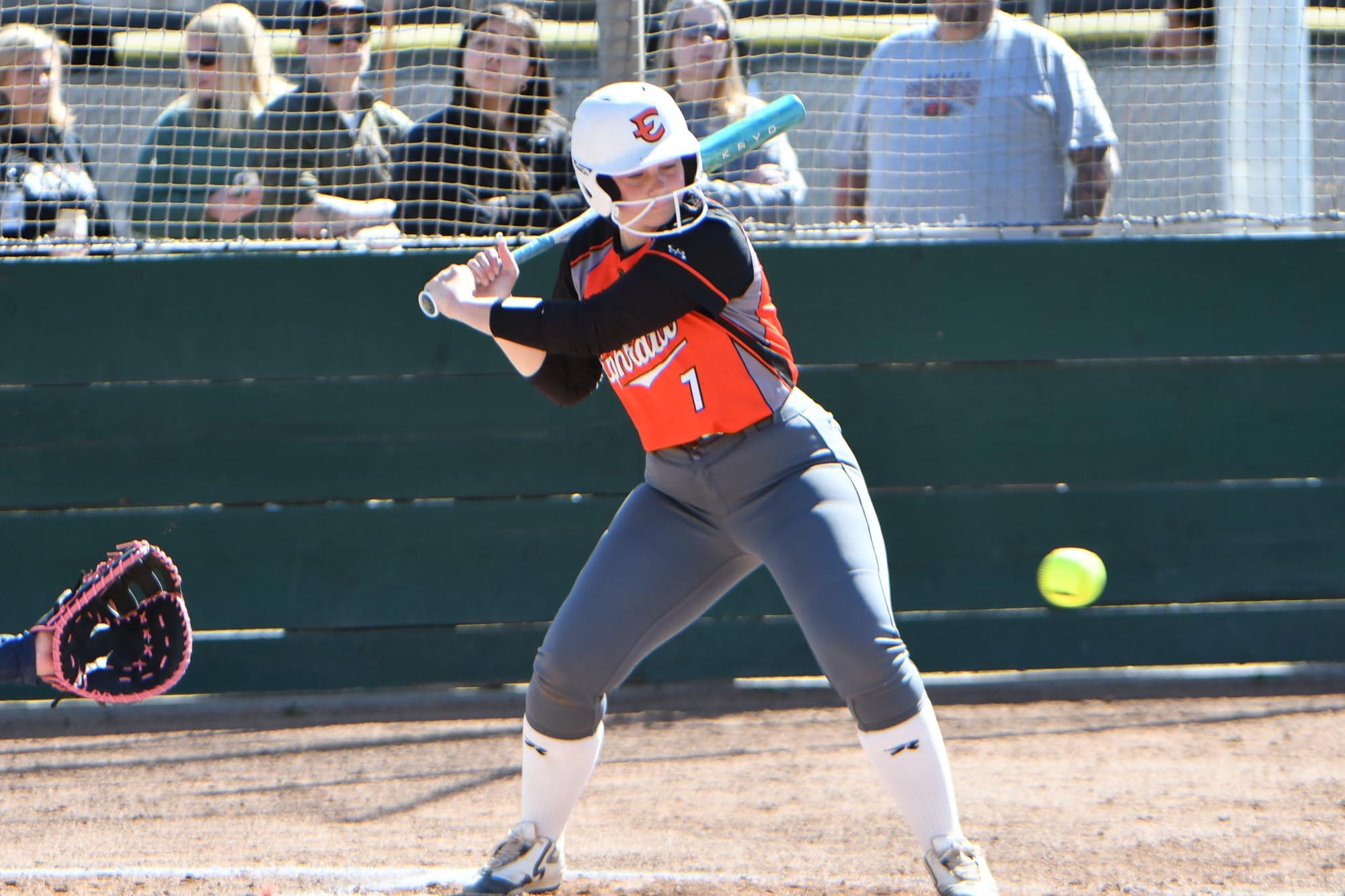 Dakota Durfee waits on a pitch during the Tigers' game against Selah on April 4. Durfee earned honorable-mention all-conference honors after leading Ephrata in doubles, home runs and runs scored this spring.