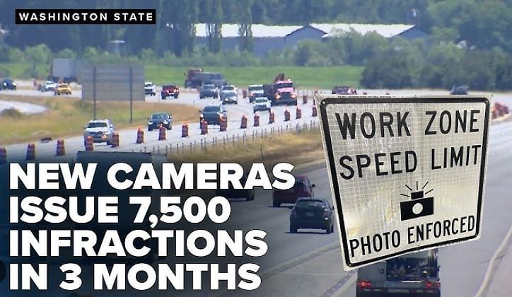 Smile, speeders: you may be on WSDOT’s work zone cameras post image