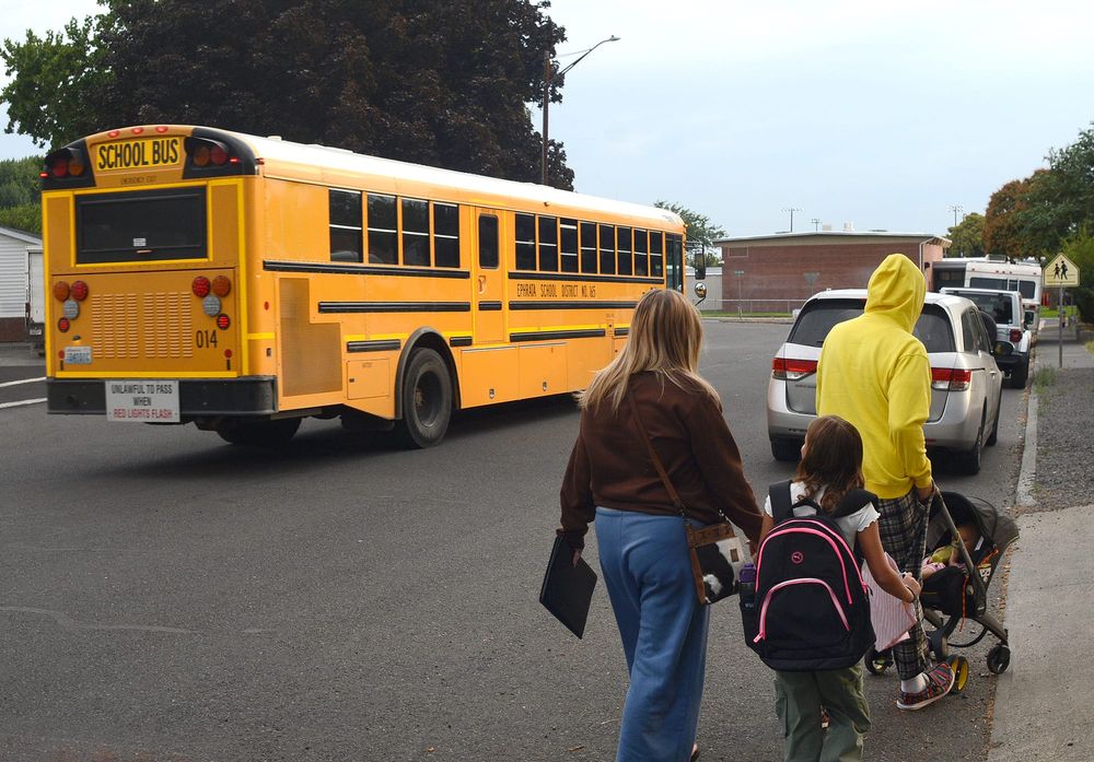 Excitement, emotion as Ephrata students head back to school post image