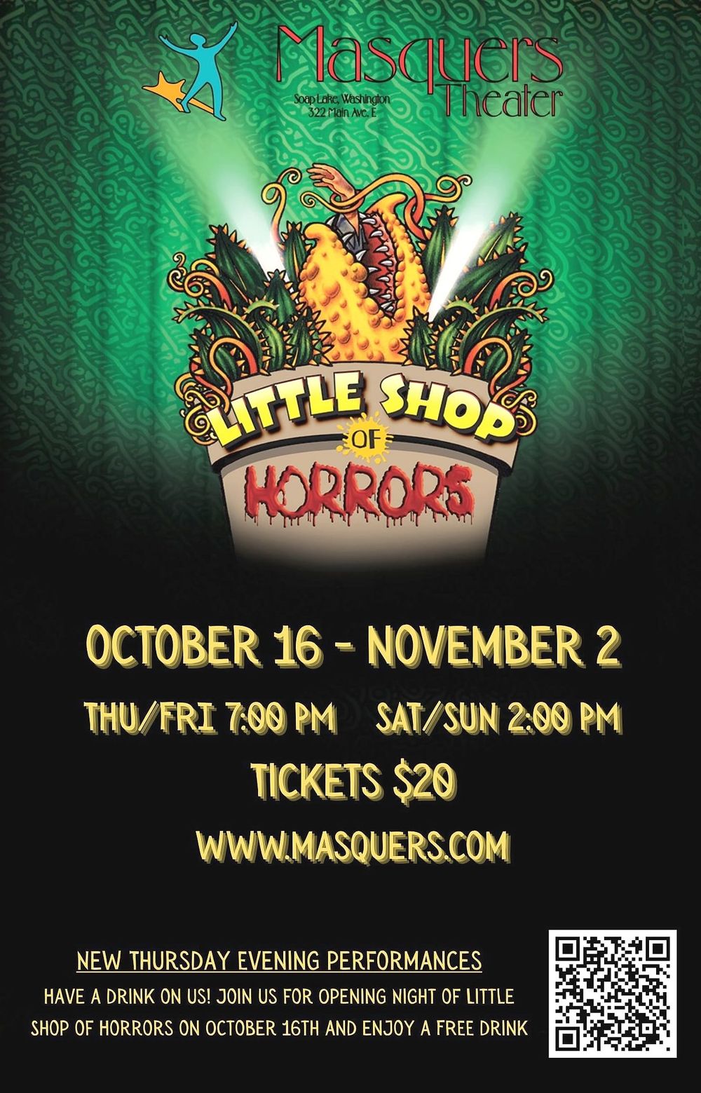 Masquers to stage cult-fave musical ‘Little Shop of Horrors’ post image