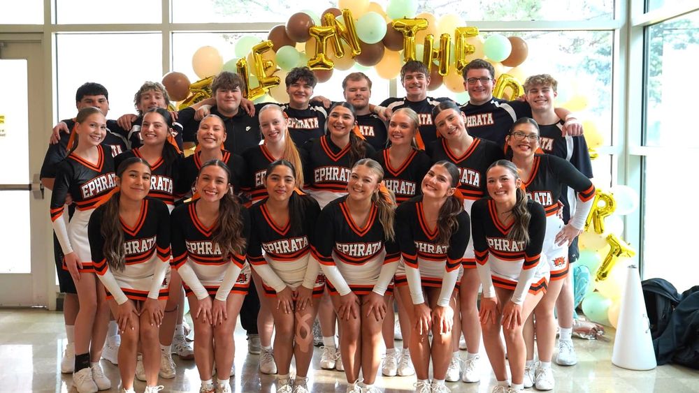 Ephrata cheer qualifies for state in both Game Day and Tumbling post image