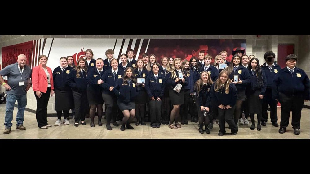 Ephrata FFA attends WA state convention; Hausken an officer post image