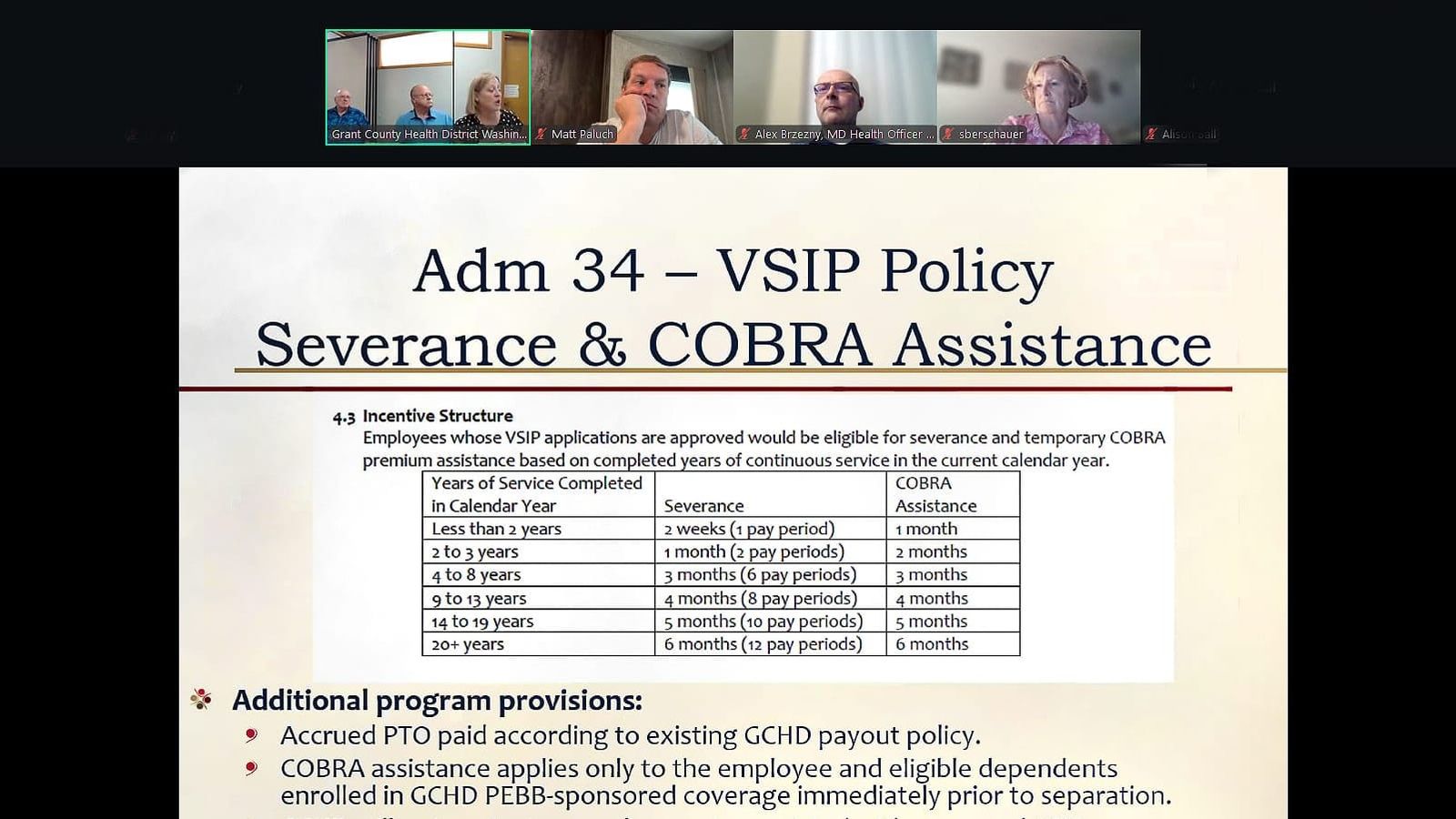 GC Health Board ok's employee incentive programs to cut costs post image