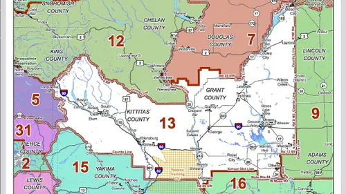 Washington 13th Legislative District map
