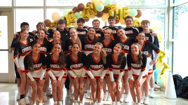 Ephrata cheer qualifies for state in both Game Day and Tumbling post image