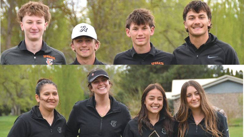 EHS golf honors Tiger seniors in chilly hybrid match at Lakeview post image