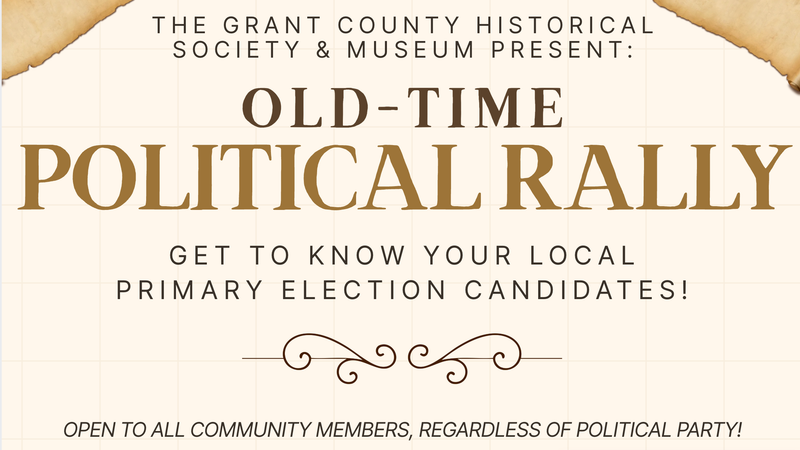 Get to know local primary candidates at the Old-Time Political Rally post image