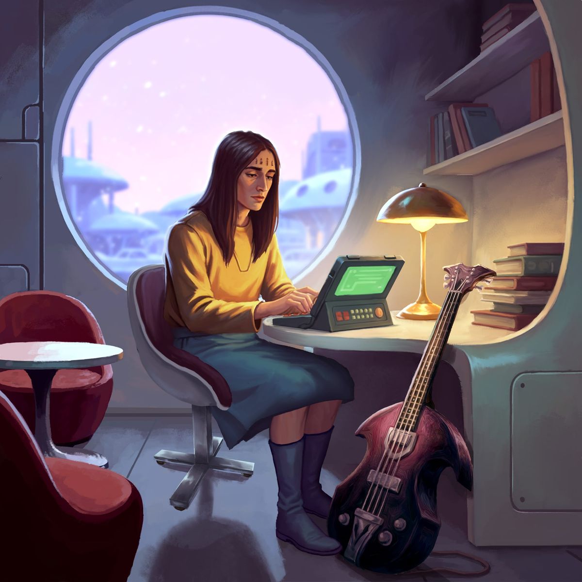 The first concept art for “Faraway Star” is out!