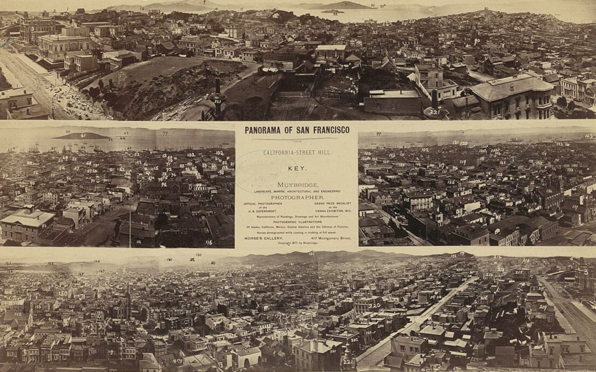 Historic Photo: Panorama of San Francisco, 1878.