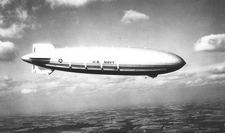 Thunder from above: the demise of the U.S. Navy airship USS Akron.