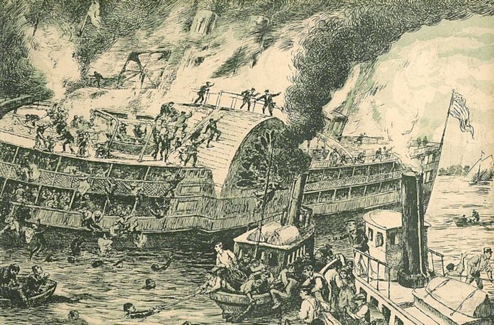 The ship that sank a neighborhood: the General Slocum disaster.