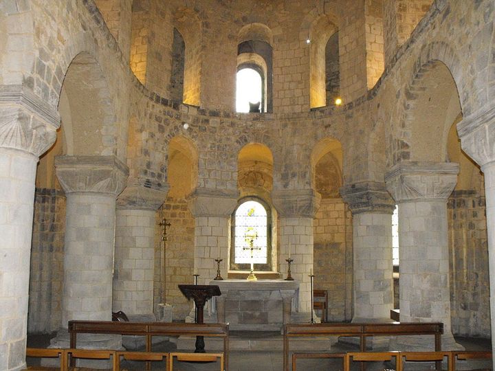 Interiors: St. John’s Chapel, in the White Tower, London, UK.