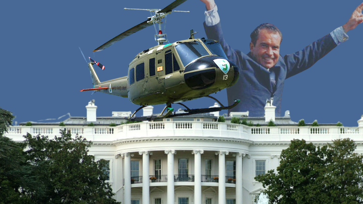 Judgment from on high? The strange stories of Richard Nixon’s aerial assailants.