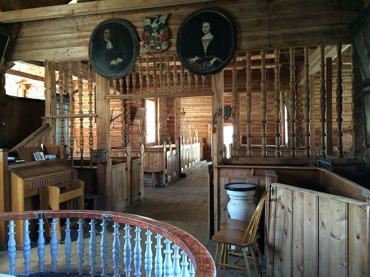 Interiors: Olden Church, Sogn og Fjordane, Norway.