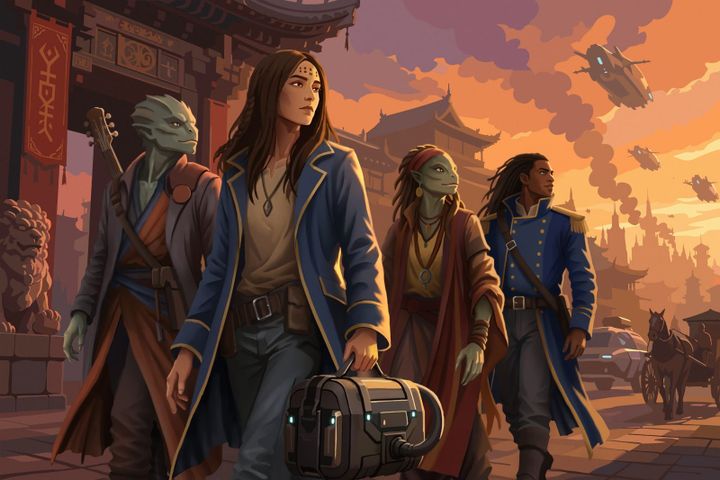 Another concept illustration for “Faraway Star” has come out!