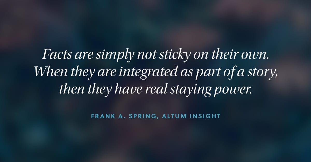 Frank Spring: The neuroscience of persuasion and the power of story