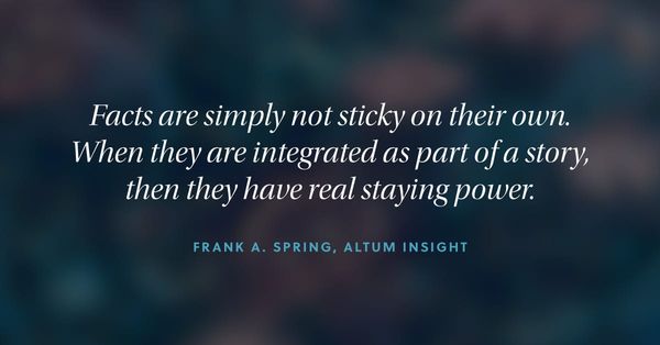 Frank Spring: The neuroscience of persuasion and the power of story