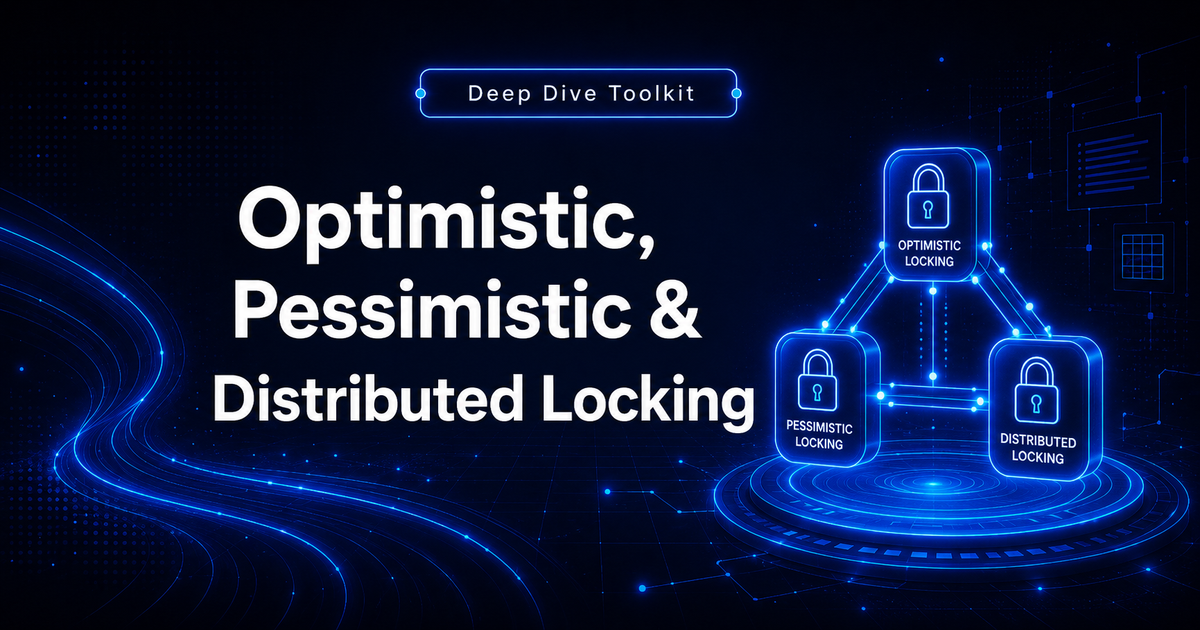 Optimistic, Pessimistic & Distributed Locking