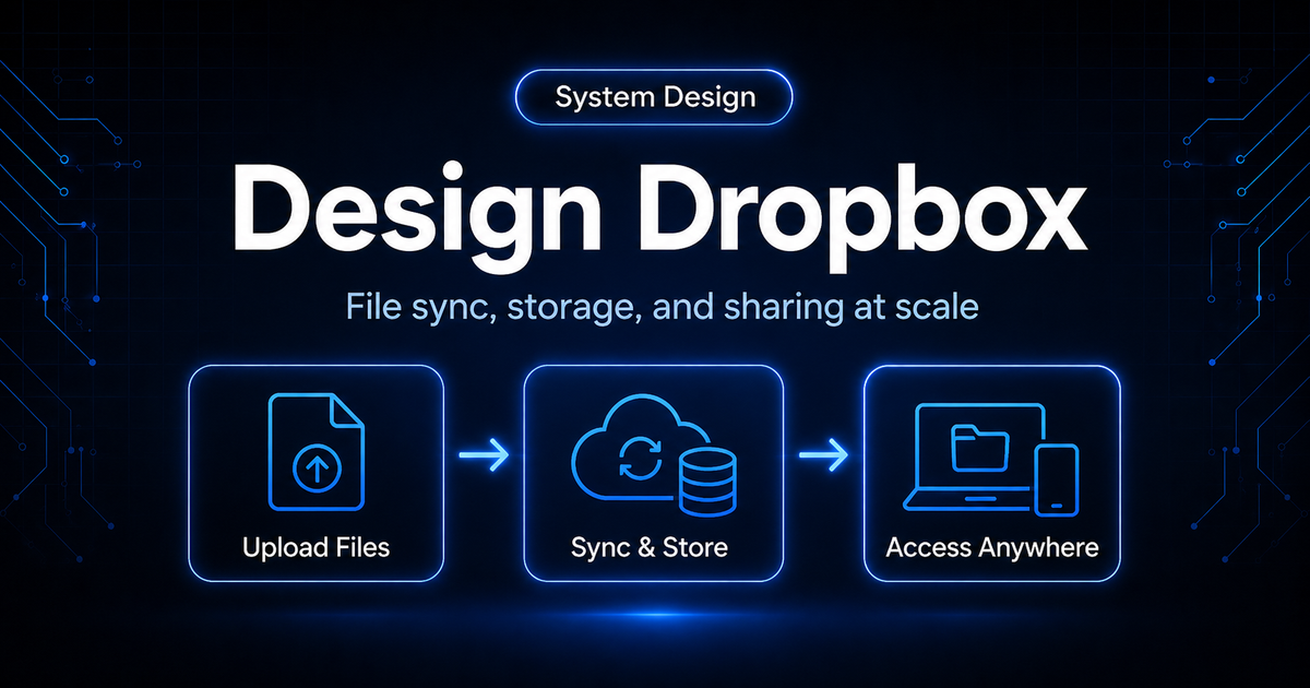 Design Dropbox / Google Drive