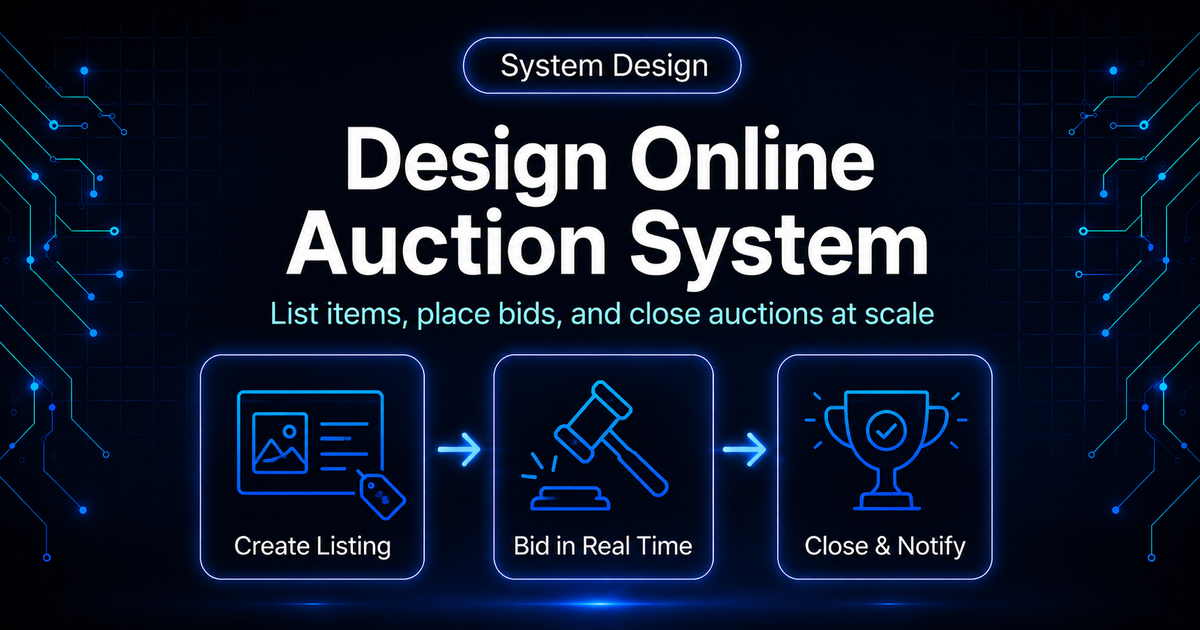 Design Online Auction System