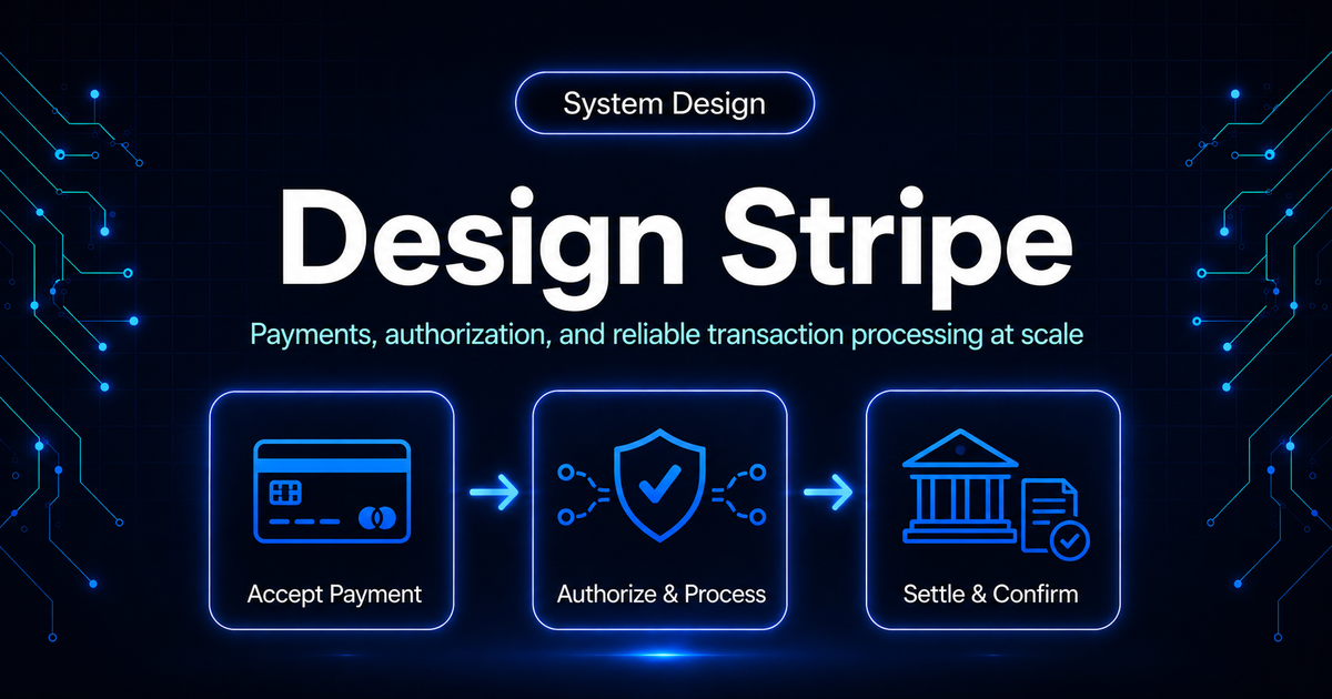 Design Payment System like Stripe