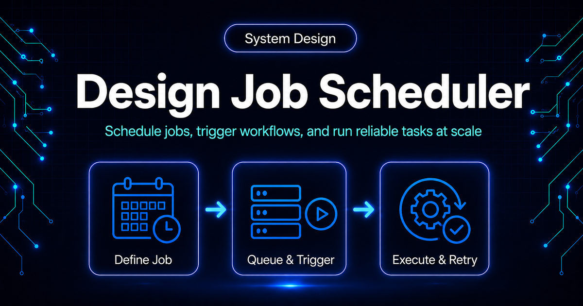 Design Job Scheduler