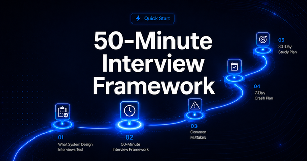 50-Minute Interview Framework
