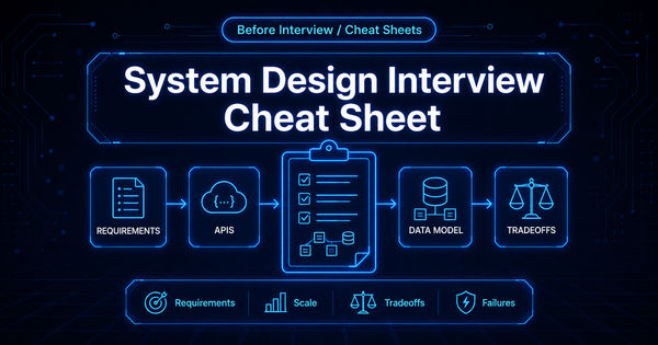 System Design Interview Cheat Sheet