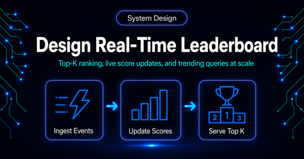 Design Real-Time Leaderboard / Top-K
