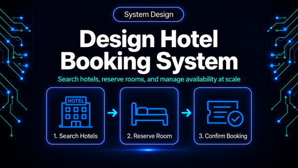 Design a Hotel Booking System like Booking.com