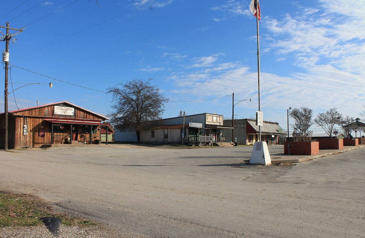 Storefronts in Blue Ridge, Texas