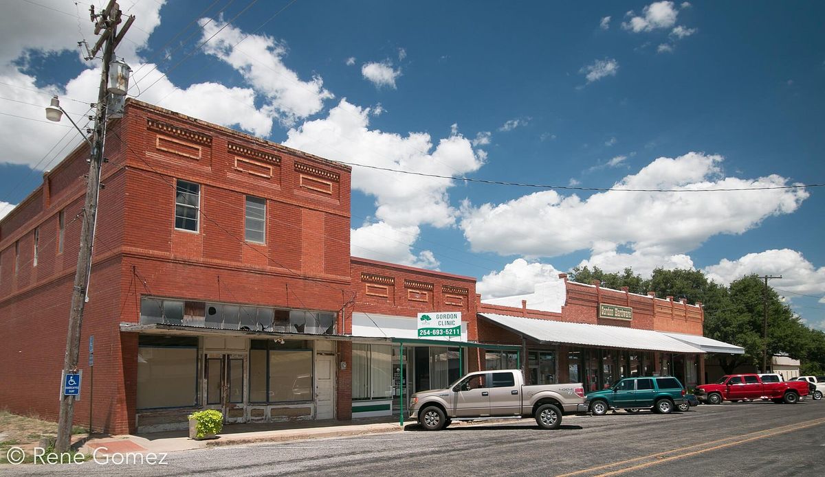 Storefronts in Gordon, Texas