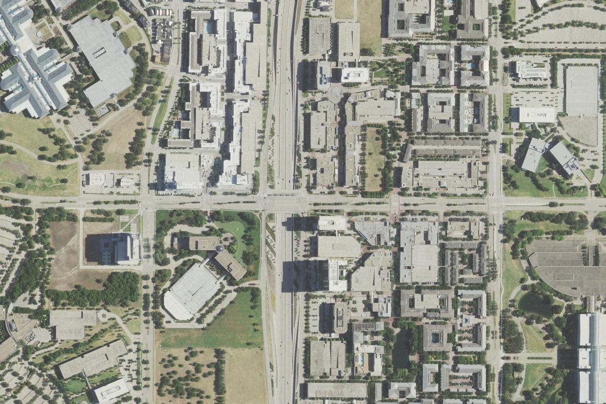 Aerial photograph centered on Legacy / Legacy West, Texas