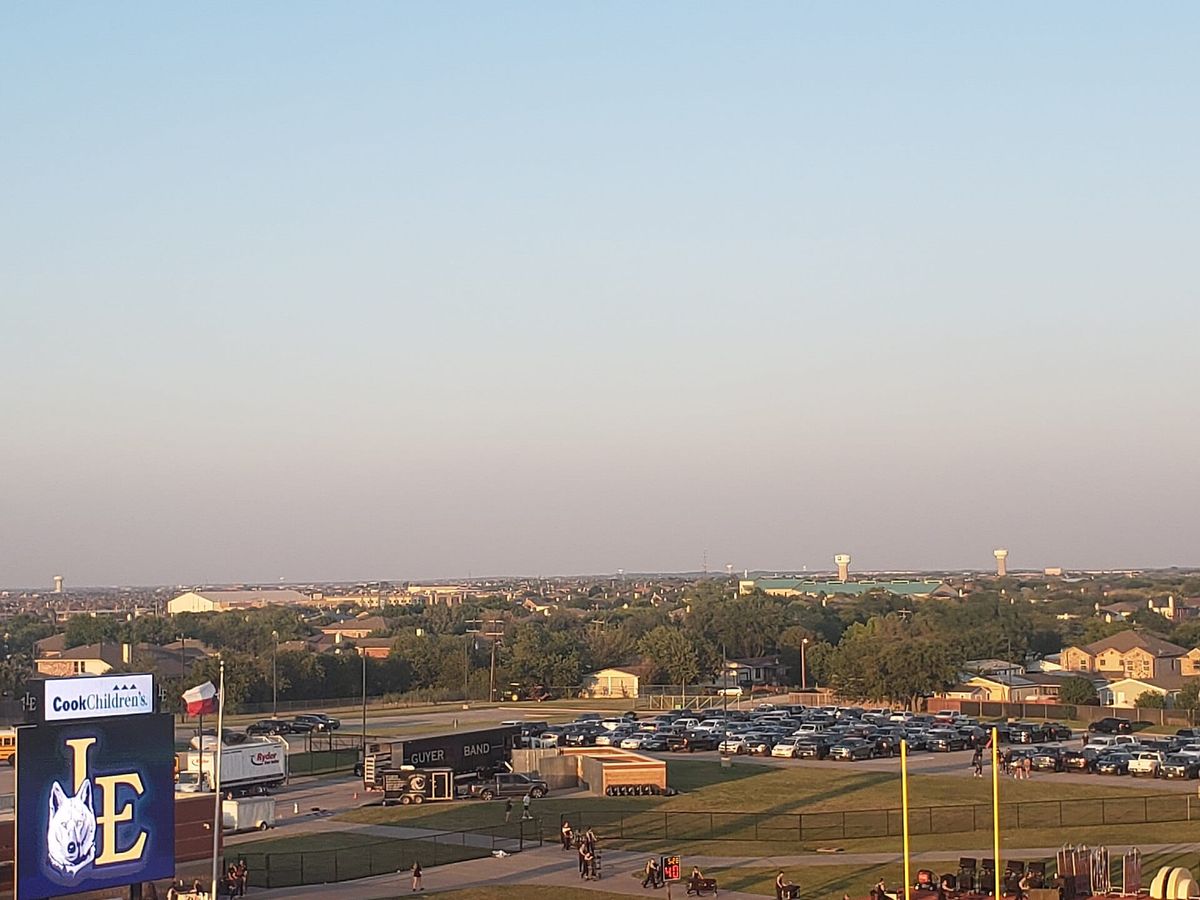 A view of Little Elm, Texas, from the Athletic Complex