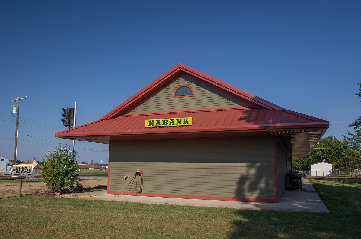 The train depot in Mabank, Texas