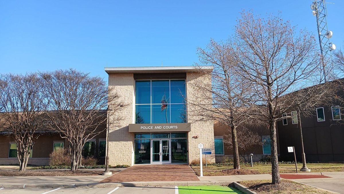 The Municipal Court and Police building in Murphy, Texas