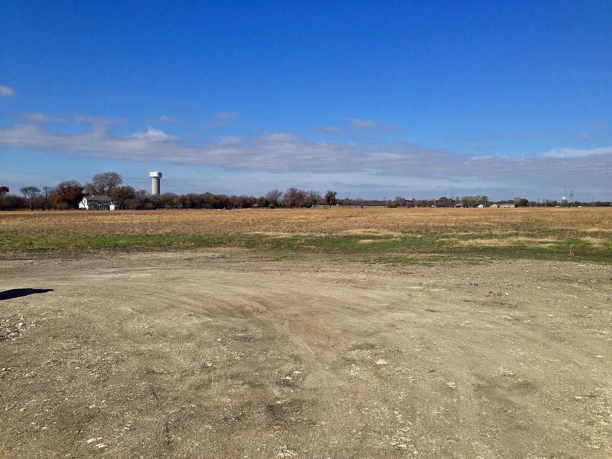 A view across the street from Southfork Ranch in Parker, Texas