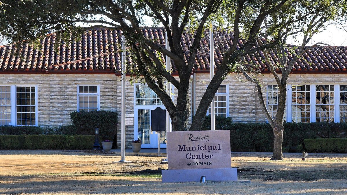 The Municipal Building in Rowlett, Texas