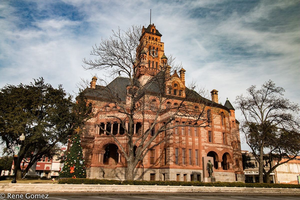 The Ellis County Courthouse in Waxahachie, Texas