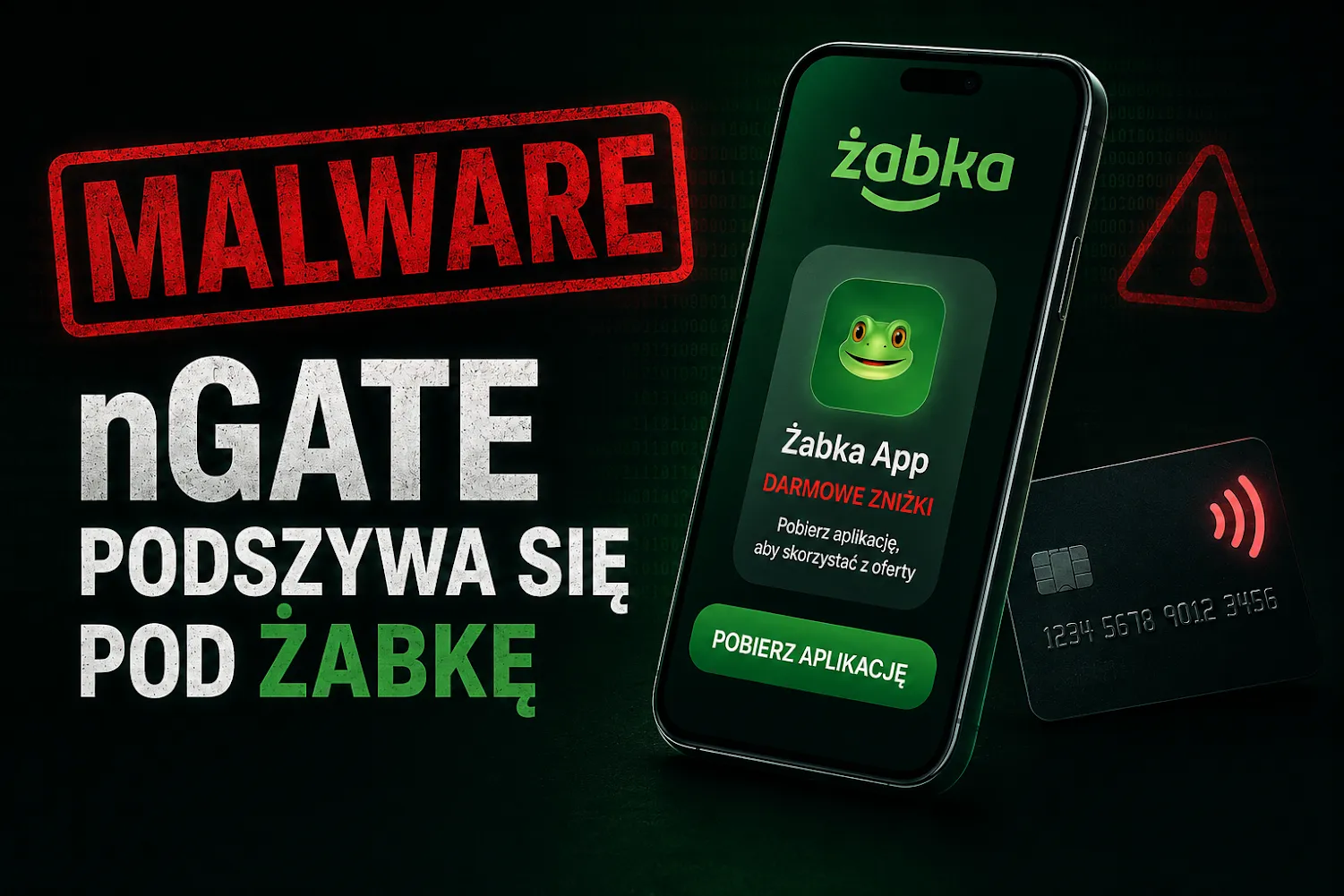 Malware nGate podszywa się pod Żabkę