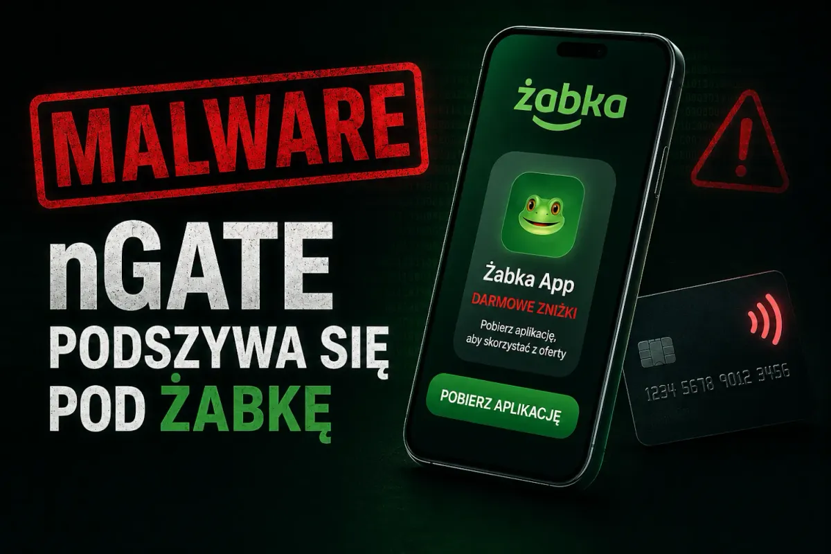 Malware nGate podszywa się pod Żabkę